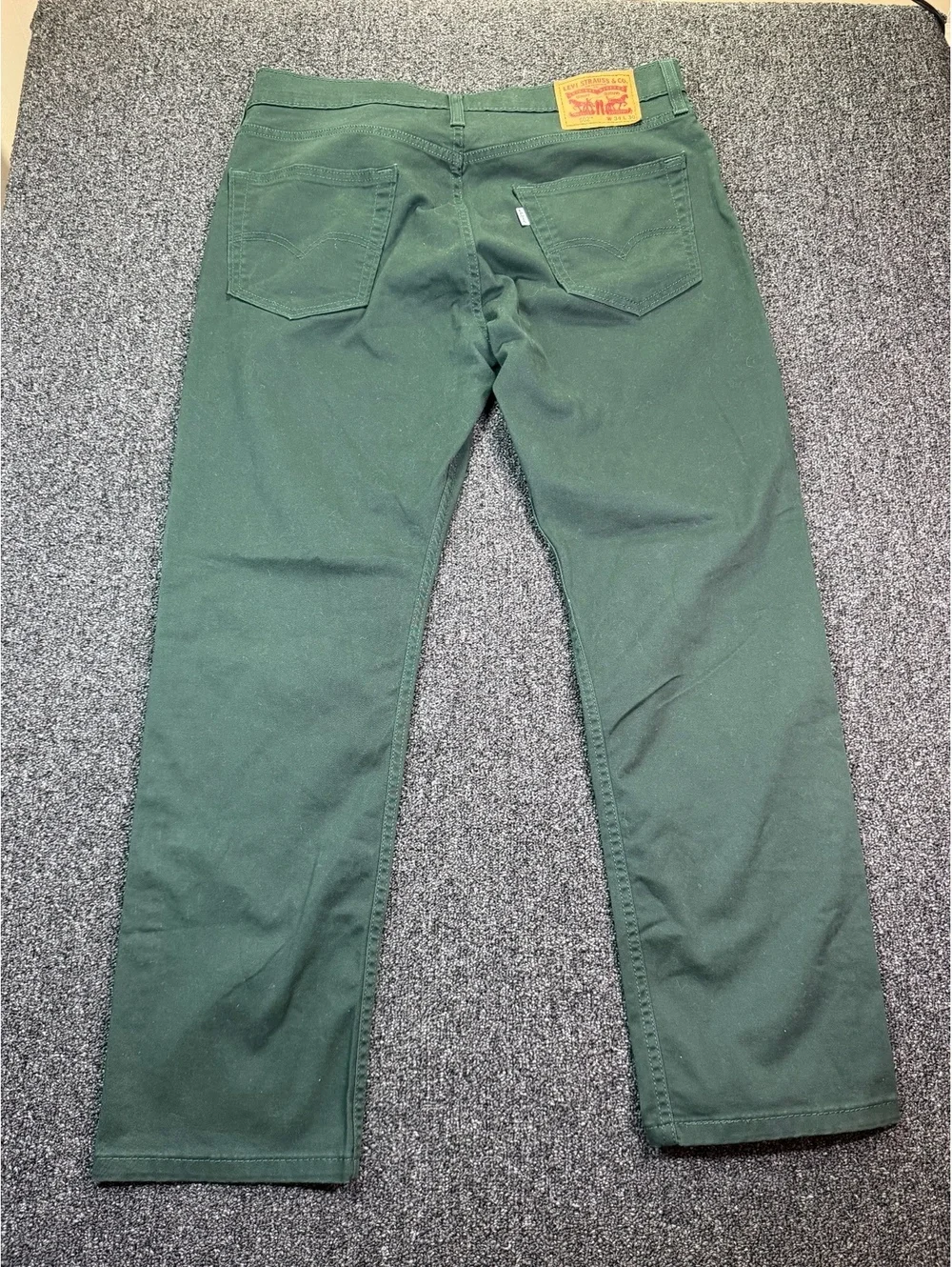 Levi's 502 Performance Green Straight Fit Jeans 34x30